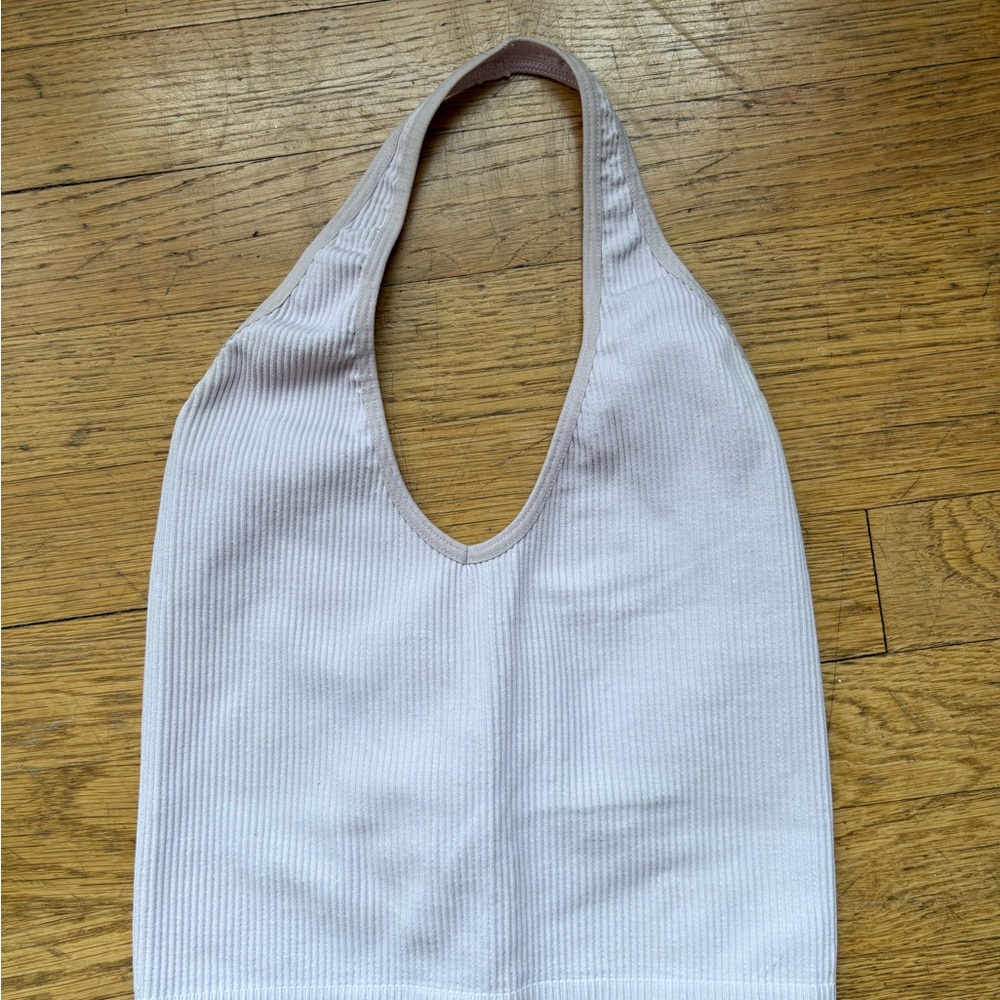 Urban Outfitters Ribbed Top in Soft lilac